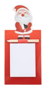 Bloc-notes magnétique de Noël personnalisé, Père Noël - Julliste