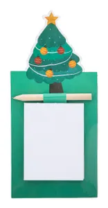 Bloc-notes magnétique de Noël personnalisé, Père Noël - Julliste | Sapin de Noël