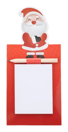 Bloc-notes magnétique de Noël personnalisé, Père Noël - Julliste