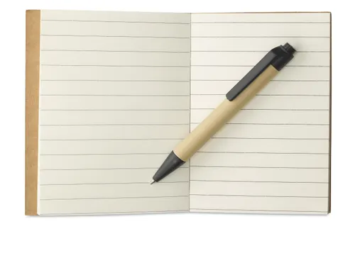 Bloc-notes publicitaire avec mini-stylo rec. - Cartopad