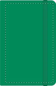 Bloc-notes publicitaire - Nopuk Line A6 | Vert