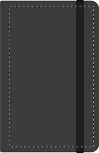 Bloc-notes publicitaire - Nopuk Line A6 | Noir