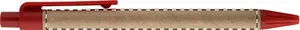 Bloc notes publicitaire - Platanus A6 | Rouge / Naturelle
