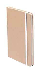 Bloc-notes publicitaire - Prunus A5 | Blanc / Naturelle