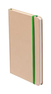 Bloc-notes publicitaire - Prunus A5 | Vert / Naturelle