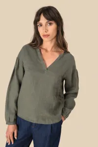 Blouse en lin personnalisée femme - Spasso