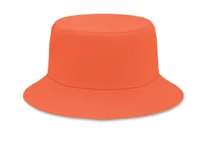 Bob publicitaire en coton brossé 260gr/m² - Monti | Orange
