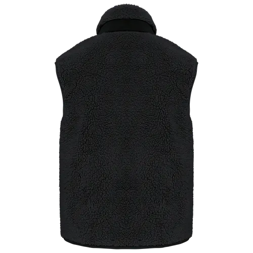 Bodywarmer écoresponsable personnalisé en sherpa unisexe - Native Spirit