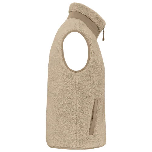 Bodywarmer écoresponsable personnalisé en sherpa unisexe - Native Spirit