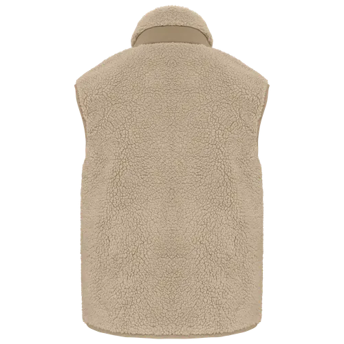 Bodywarmer écoresponsable personnalisé en sherpa unisexe - Native Spirit