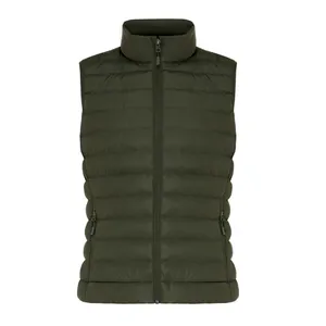 Bodywarmer femme en polyester recyclé Iqoniq Meru personnalisable - iqoniq | Kaki
