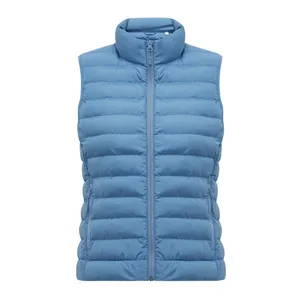 Bodywarmer femme en polyester recyclé Iqoniq Meru personnalisable - iqoniq | Moon blue