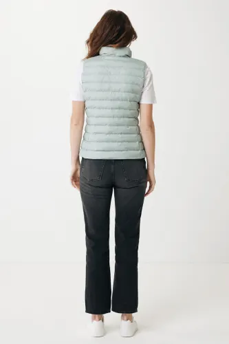 Bodywarmer femme en polyester recyclé Iqoniq Meru personnalisable - iqoniq