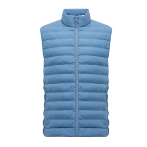 Bodywarmer homme personnalisable en polyester recyclé Iqoniq Meru - iqoniq | Moon blue
