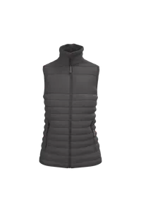 Bodywarmer matelassé personnalisé femme - iDeal Basic Brand | Dark Grey