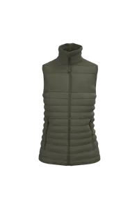 Bodywarmer matelassé personnalisé femme - iDeal Basic Brand | Ideal Urban Khaki