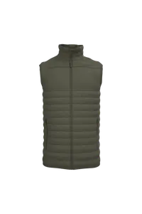 Bodywarmer matelassé personnalisé homme - iDeal Basic Brand | Ideal Urban Khaki
