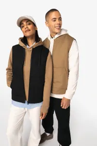 Bodywarmer rembourré en sergé écoresponsable à col teddy unisexe - Native Spirit