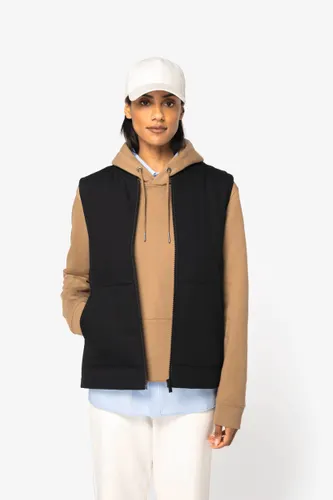 Bodywarmer rembourré en sergé écoresponsable à col teddy unisexe - Native Spirit