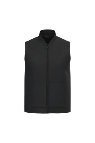 Bodywarmer rembourré en sergé écoresponsable à col teddy unisexe - Native Spirit