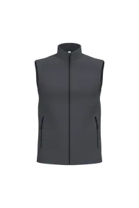 Bodywarmer softshell 2 couches unisexe personnalisé - iDeal Basic Brand | Ideal Dark Grey