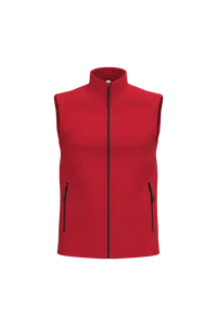 Bodywarmer softshell 2 couches unisexe personnalisé - iDeal Basic Brand | Ideal Red