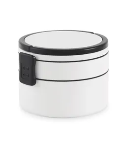 Boîte à lunch 2 niveaux en PP - Ensala | Blanc