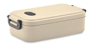 Boîte à lunch en PP recyclé personnalisable - Indus | Beige
