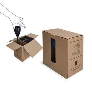 Boite carton cloisonnee publicitaire 6 picup14(t)/16t/18(t)-montage compris