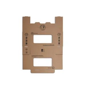 Boite carton personnalisée avec fenetre livree a plat pour 3 ou 6 picup30