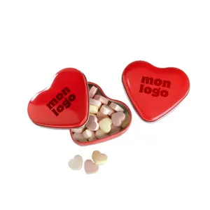 Boîte coeur publicitaire avec bonbons - Lovemint