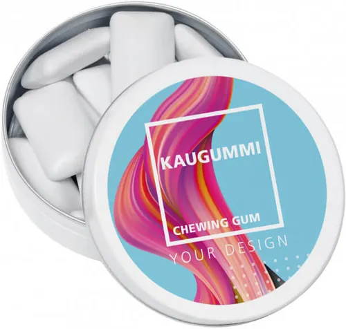 Boîte de poche XS avec chewing-gum