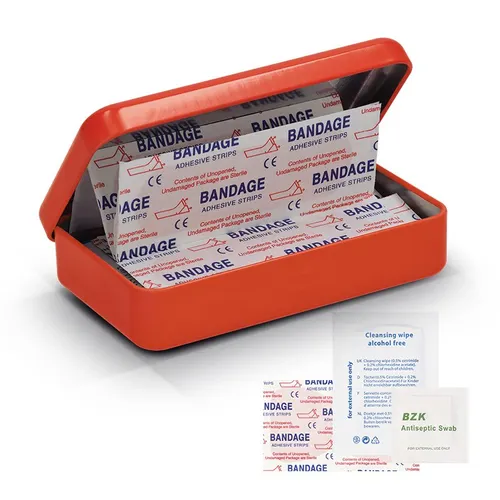 Boite metal de premiers secours personnalisée