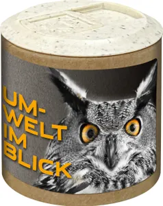 Boîte publicitaire en papier avec pastilles à la menthe