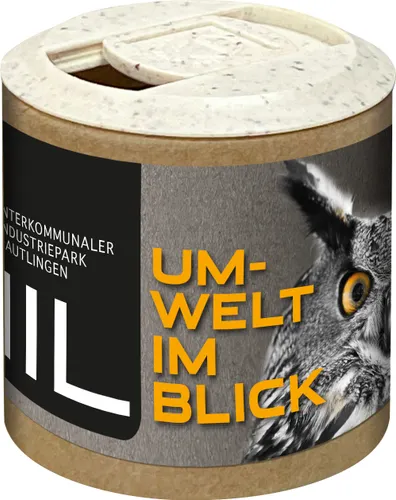 Boîte publicitaire en papier avec pastilles Cool Ice