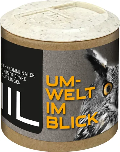 Boîte publicitaire en papier avec pastilles Cool Ice