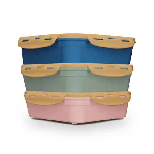 Boite repas publicitaire (lunch box) 1.2 l avec couvercle, cuillère et fourchette