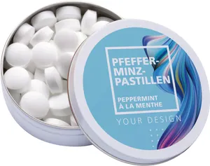 Boîte XS avec pastilles à la menthe