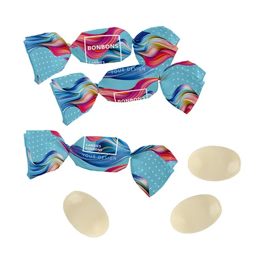 Bonbons glacial en papillote compostable