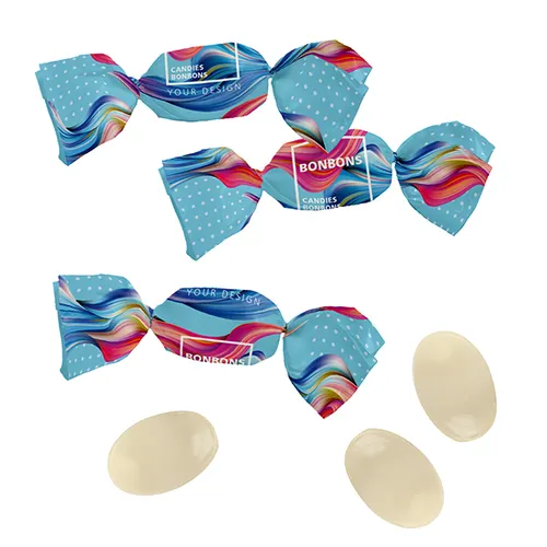 Bonbons glacial en papillote compostable