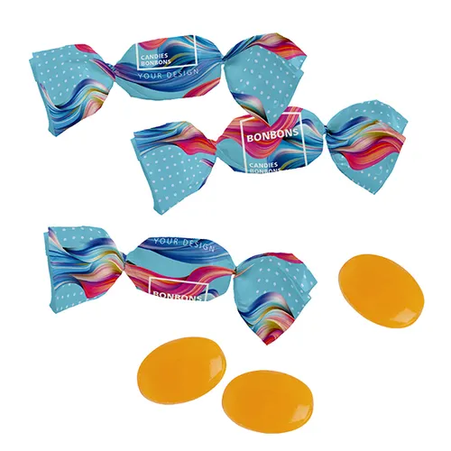 Bonbons multi-vitamin en papillote compostable