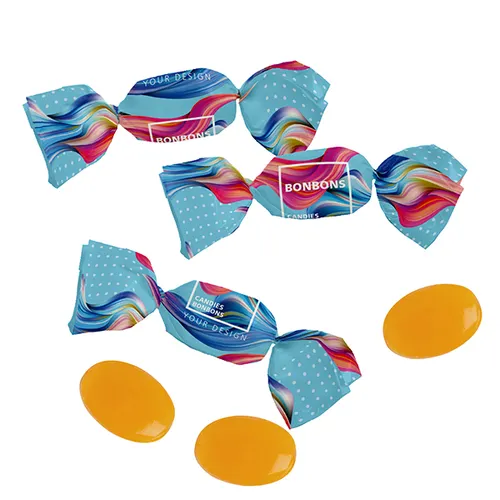 Bonbons multi-vitamin en papillote compostable