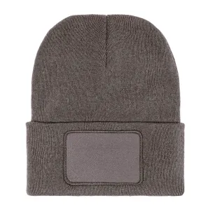Bonnet d'hiver en RPET - Patchie | Gris Foncé