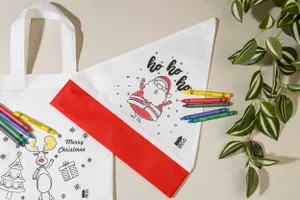 Bonnet de Père Noël à colorier - Julfar Hat