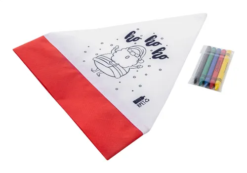 Bonnet de Père Noël personnalisé à colorier - Julfar Hat