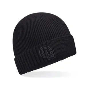 Bonnet en coton biologique avec patch technique - Beechfield®