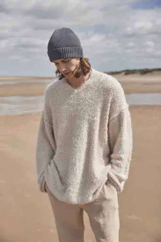 Bonnet en coton biologique avec patch technique - Beechfield®