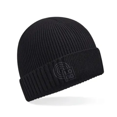 Bonnet en coton biologique avec patch technique - Beechfield®