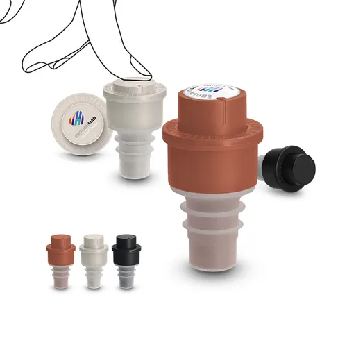 Bouchon de bouteille personnalisé avec pompe vide d'air, pompe a vin