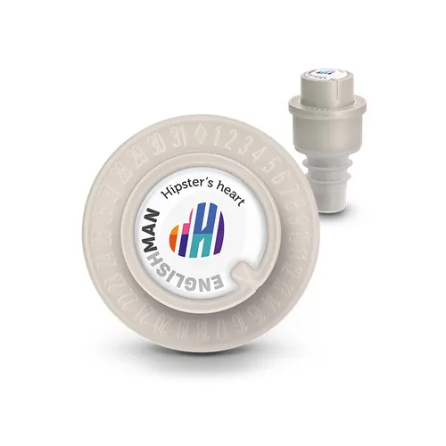 Bouchon de bouteille personnalisé avec pompe vide d'air, pompe a vin